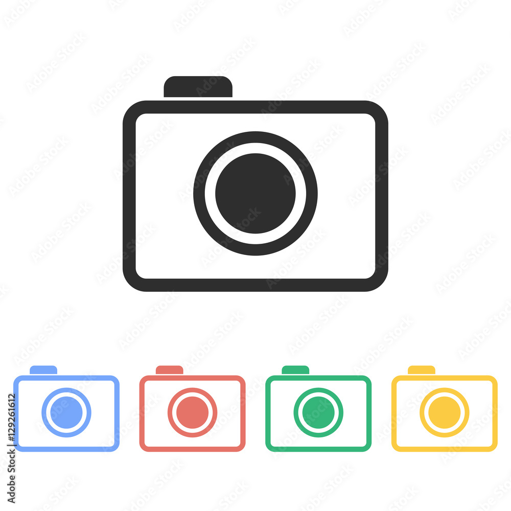 Photo - vector icon.