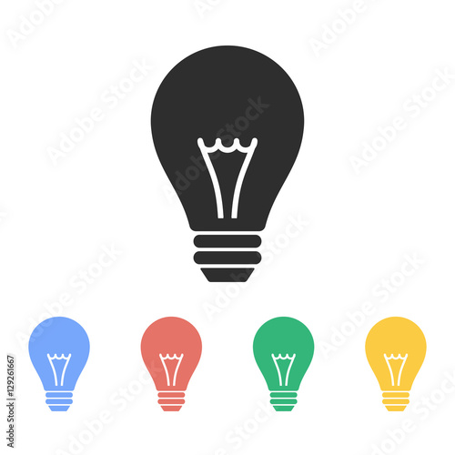 Lamp - vector icon.