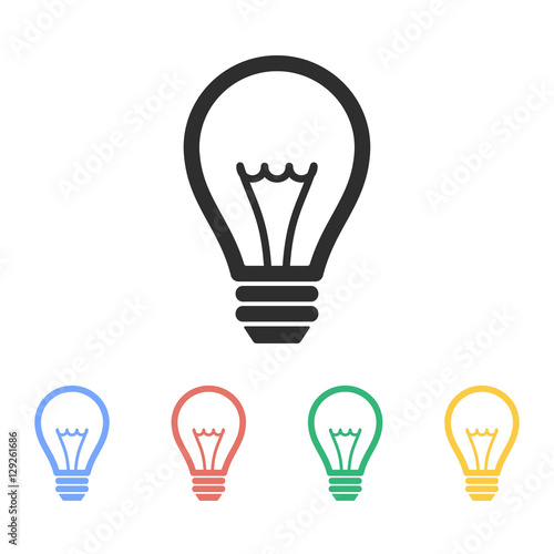 Lamp - vector icon.