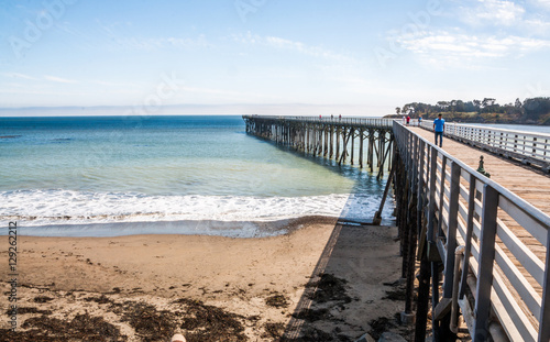 San Simeon Pier in California  USA