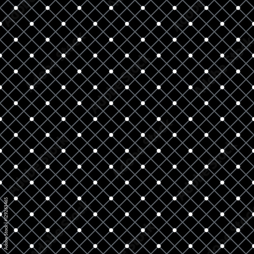 Neutral gray corporate background with elegant grid. Seamless vector pattern.