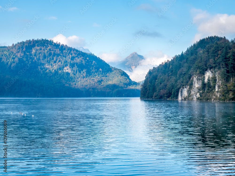 Lake Alpsee in Germany