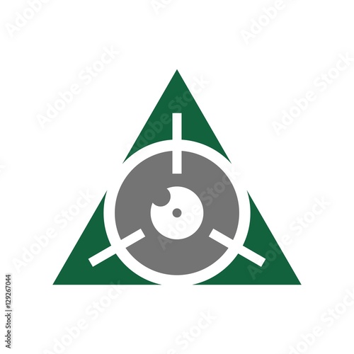 shoot target logo vector