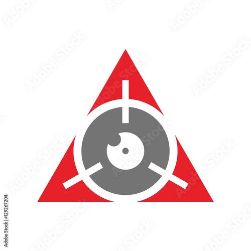 shoot target logo vector