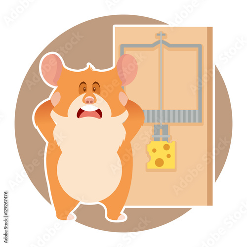 Hamster and a mousetrap