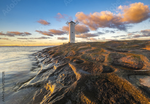 lighthouse "windmill", Swinoujscie, baltic, Poland