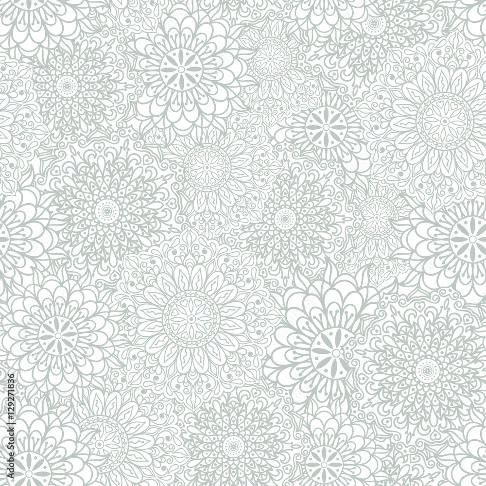 Seamless background of beige and green color in in Arabic style Seamless background of beige and green color in in Arabic style
