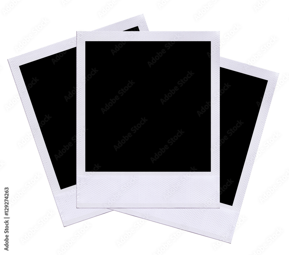 Blank Polaroid film layout. Stock Photo | Adobe Stock