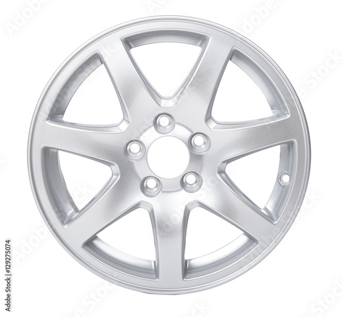 Car wheel, Car alloy rim isolated on white background