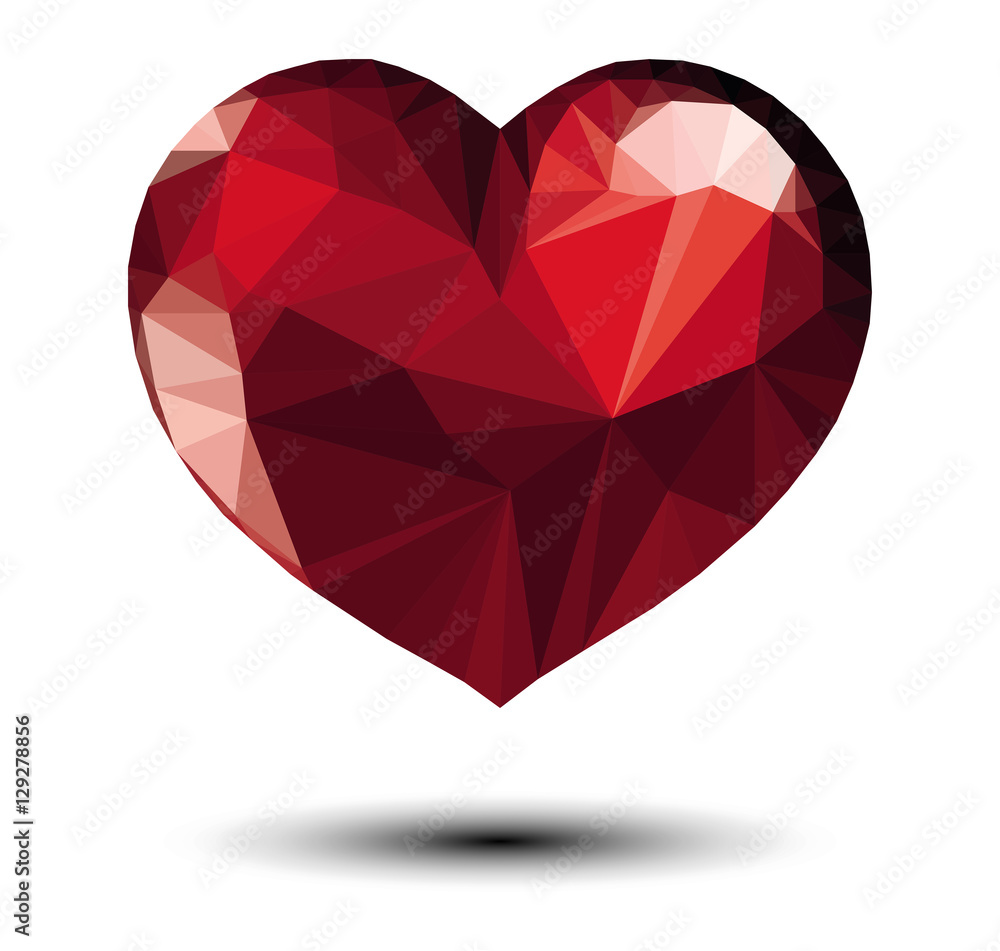 red heart vector red heart vector