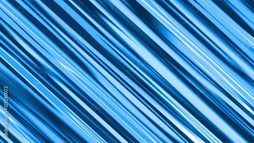 【マンガ・アニメ風効果】流線・スイッシュ(右下から左上へ)／青／15秒ループ