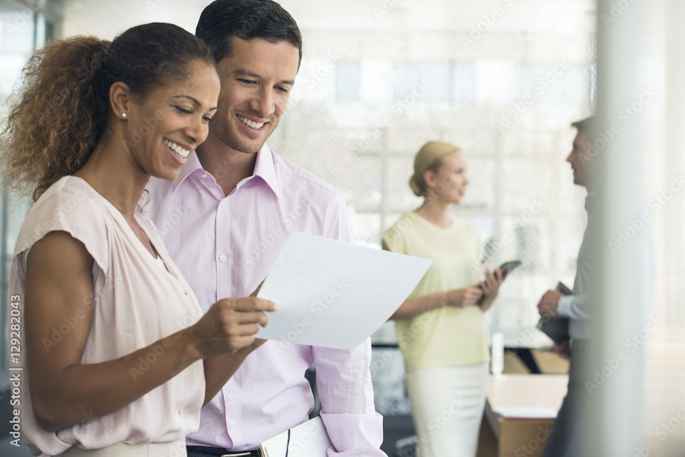 Colleagues pleased by results Colleagues pleased by results