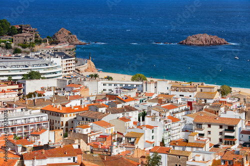 Resort Town of Tossa de Mar on Costa Brava in Spain