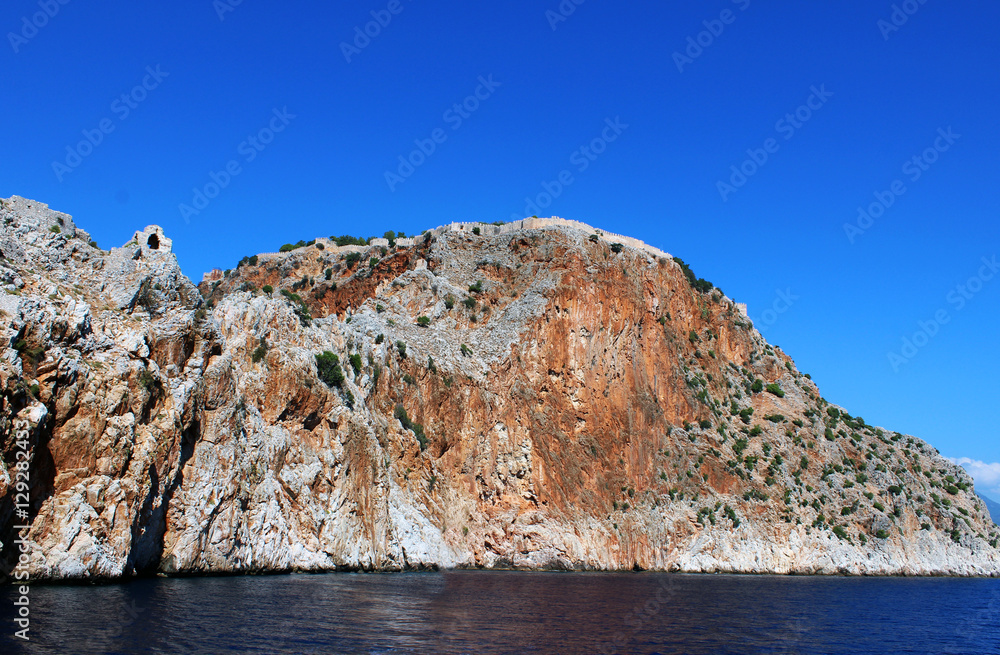 Alanya Castle, view from the sea