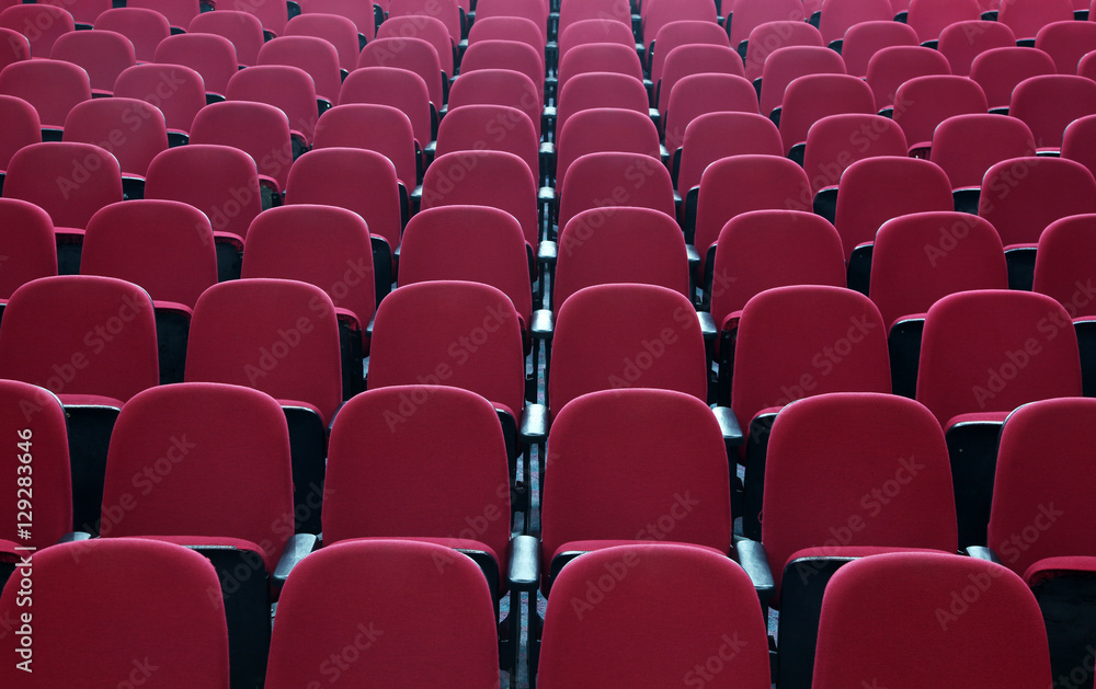 Naklejka premium Seats in cinema theater opera concert hall