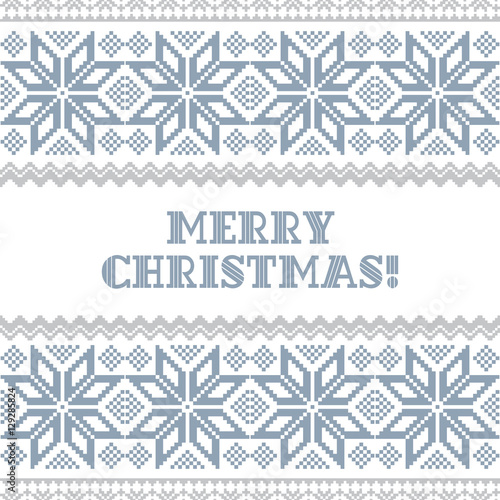Knitted Christmas background