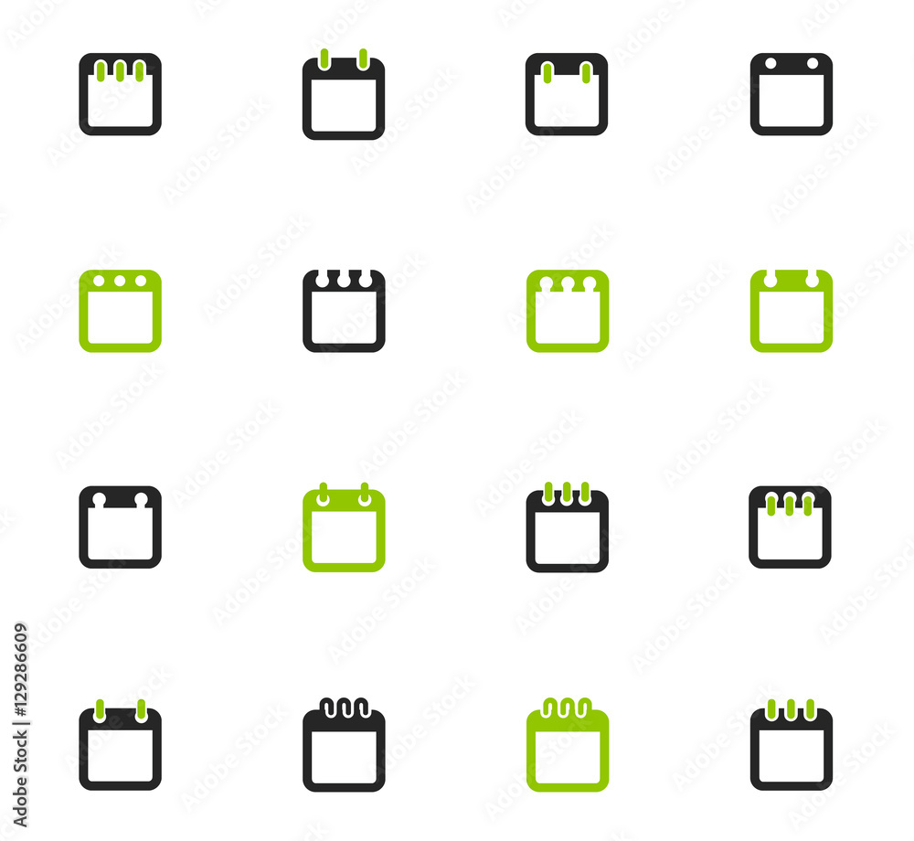 Simple icons set of box