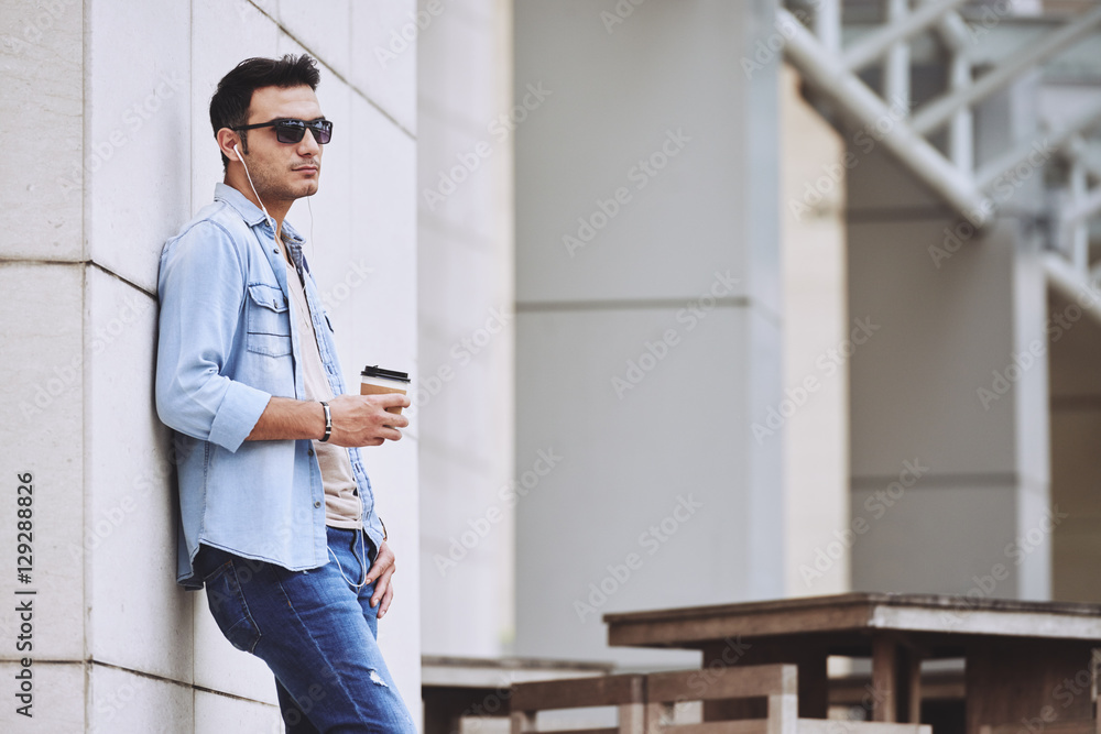 Man with coffee