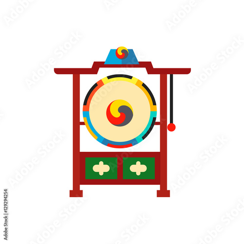 Traditional Korean drums icon