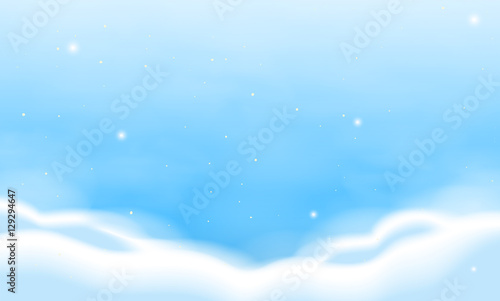 Background template with blue sky © blueringmedia