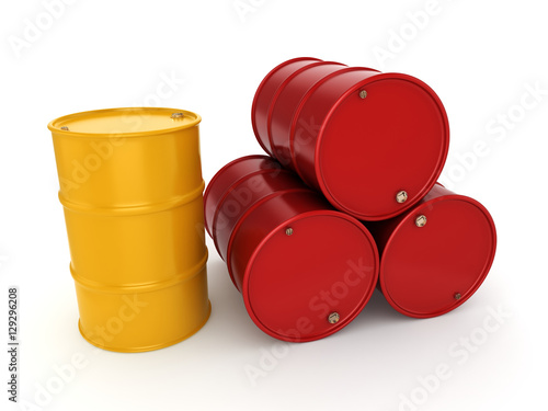 3D rendering barrels