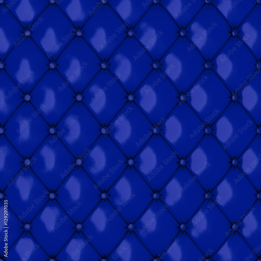 Blue glossy leather background with buttons Blue glossy leather background with buttons