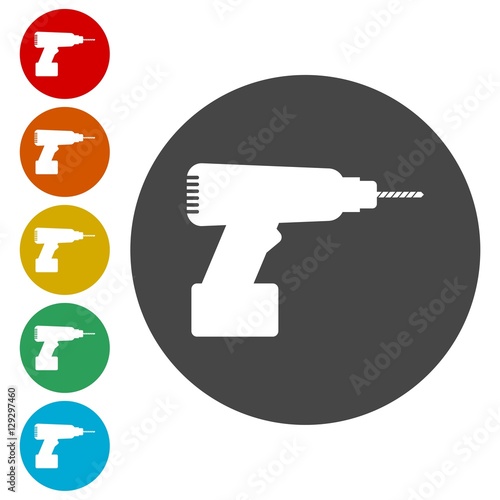 Hand Drill Icon, Drill icon