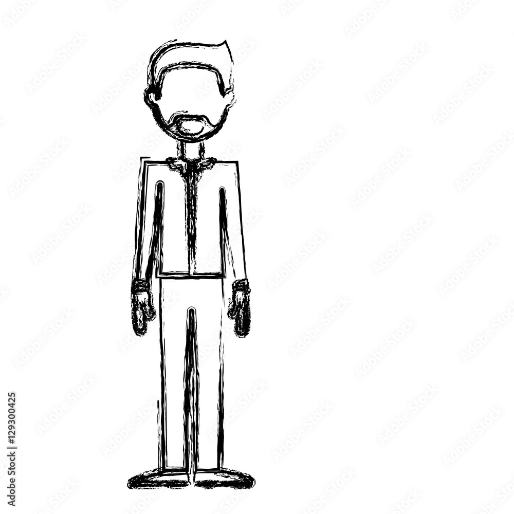Man icon. Male avatar person people and human theme. Isolated design. Vector illustration Man icon. Male avatar person people and human theme. Isolated design. Vector illustration