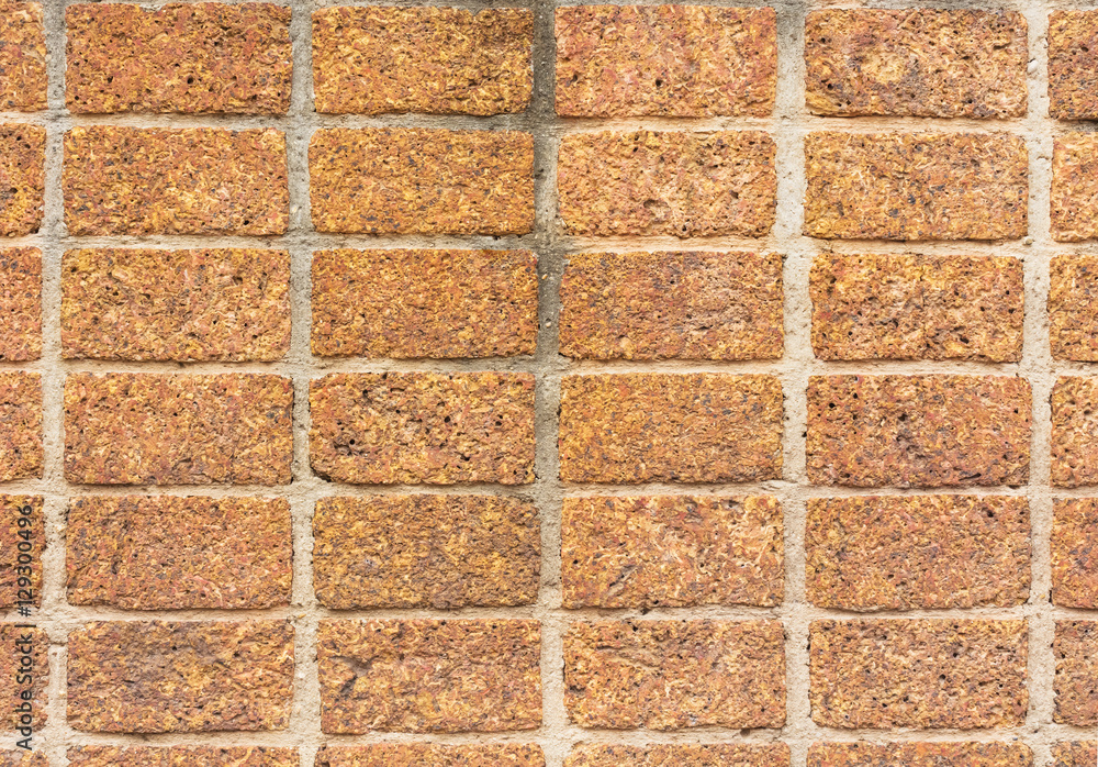 Fence built from the laterite lined and adhesion with cement. Fence built from the laterite lined and adhesion with cement.