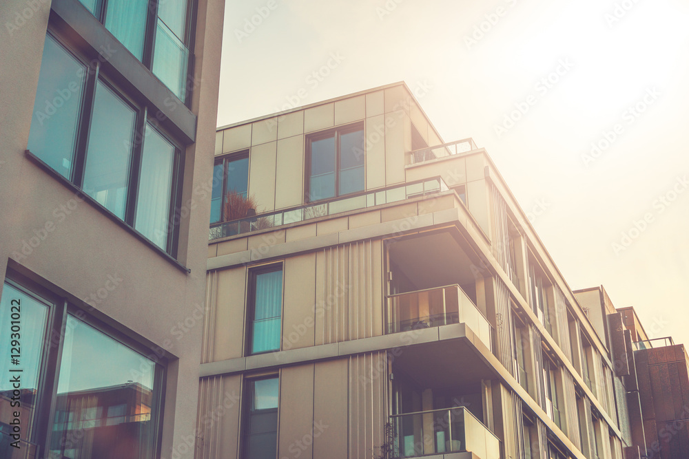 square formatted buildings in sunlight square formatted buildings in sunlight