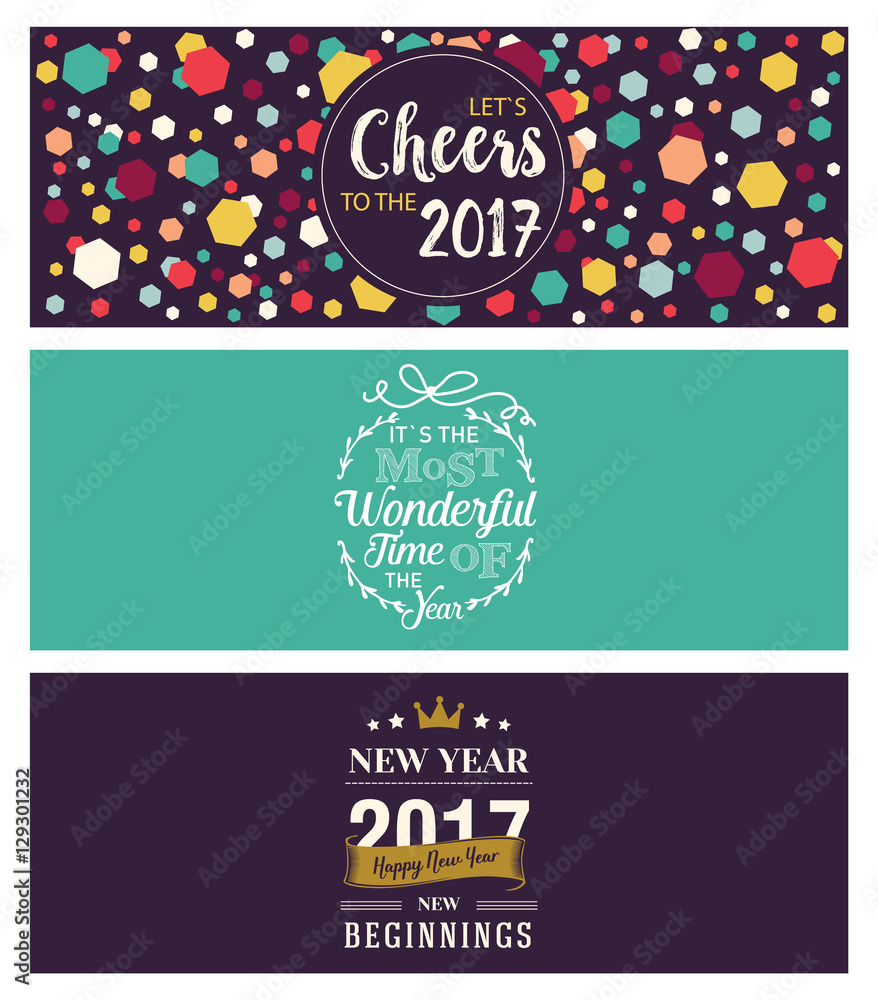 Set of Christmas and New Year social media banners. Hand drawn watercolor vector illustrations for website and mobile banners, internet marketing, greeting cards and printed material design.
Set of Christmas and New Year social media banners. Hand drawn watercolor vector illustrations for website and mobile banners, internet marketing, greeting cards and printed material design.