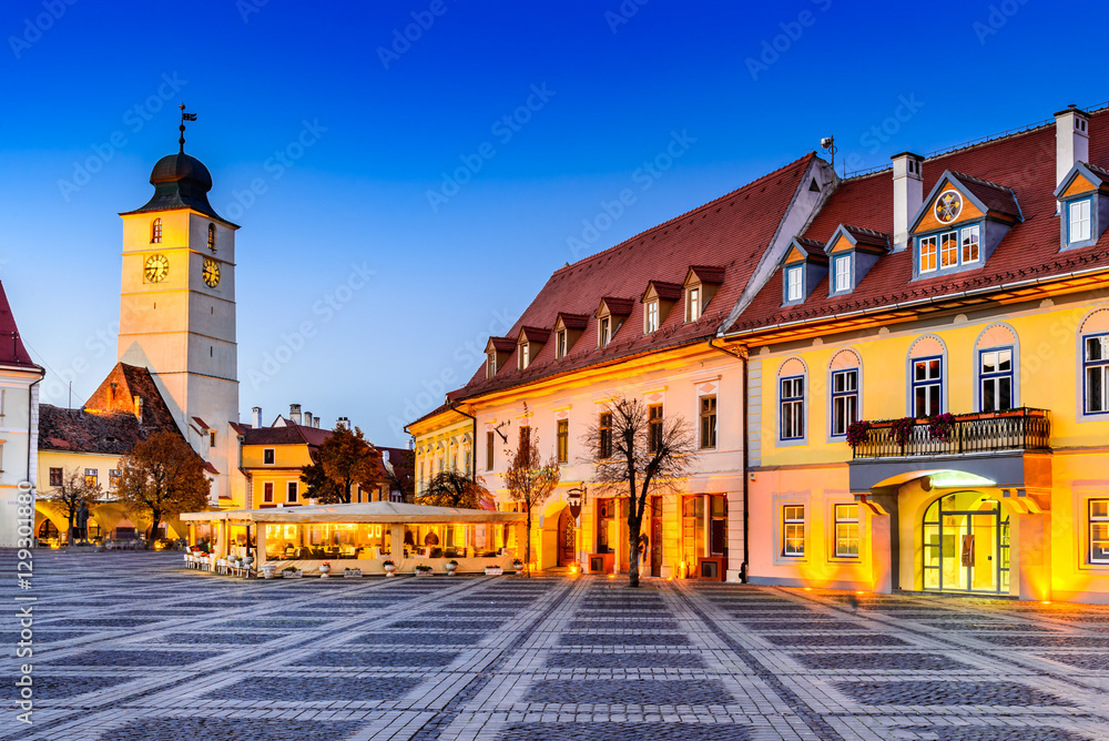 Fototapeta premium Sibiu, Transylvania, Romania