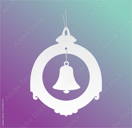 Christnas ball with bell