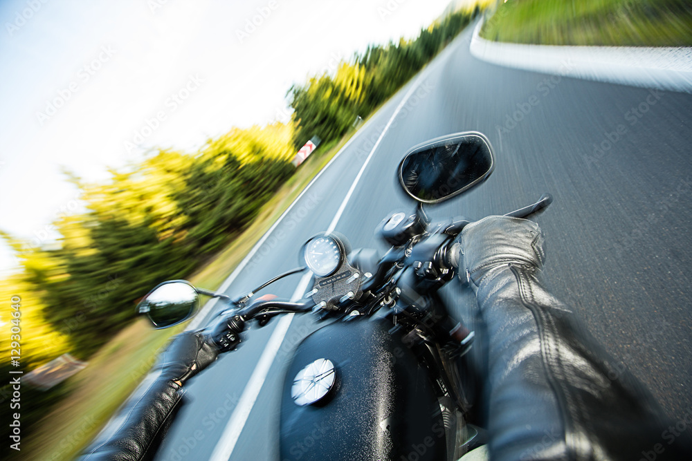 Fototapeta premium Close up of a motorcycle
