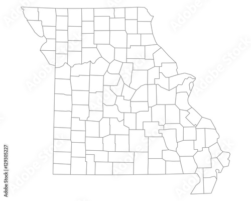 Karte von Missouri