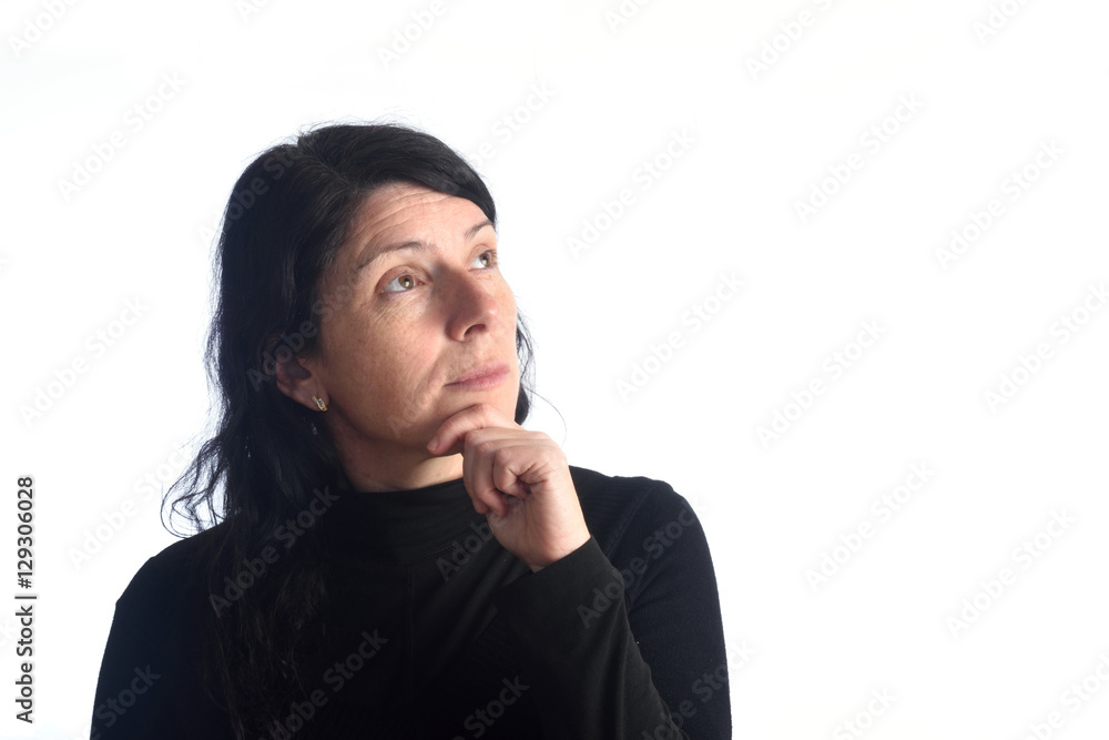 Pensive woman Pensive woman