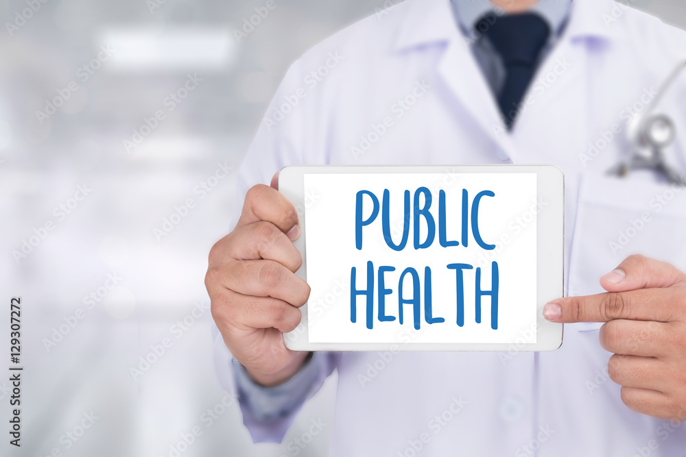 PUBLIC HEALTH Professional doctor use computer and medical equ PUBLIC HEALTH Professional doctor use computer and medical equ