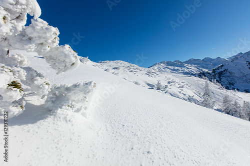 Wallpaper Mural Winter landscape of the mountains in Austria. Torontodigital.ca