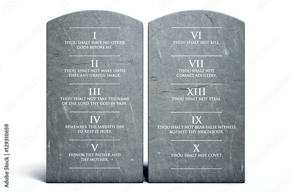 Fototapeta premium Ten Commandments
