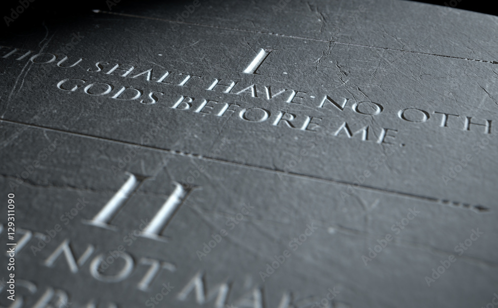 Fototapeta premium The First Commandment