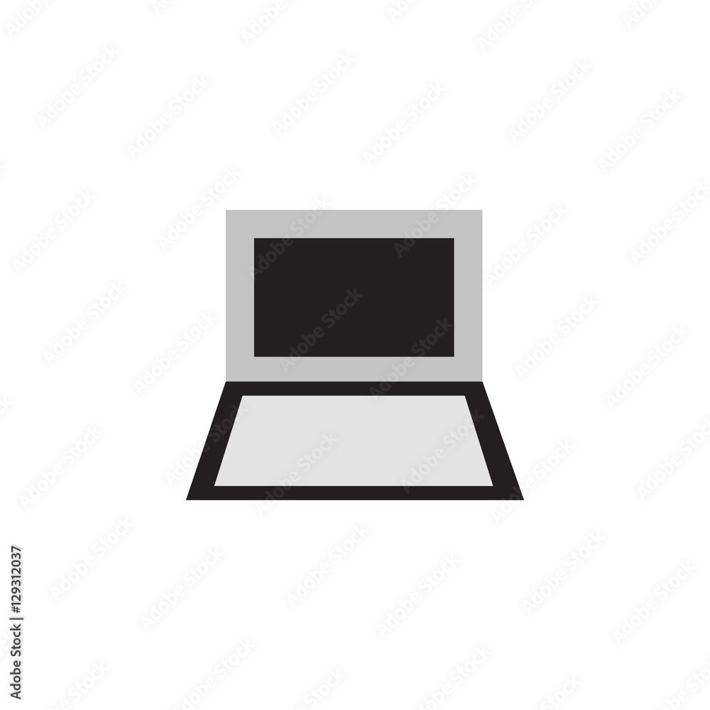 Laptop And Monitor Vector Laptop And Monitor Vector