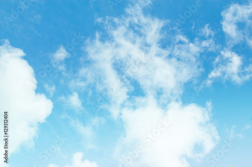 blue sky with clouds