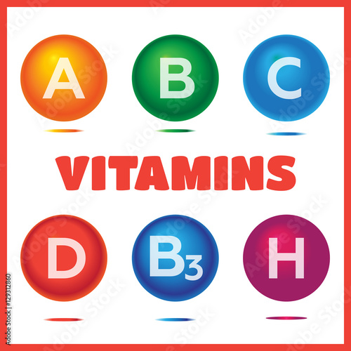 Vitamins chemical structures