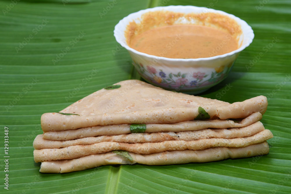 Wheat Dosa, goduma dosa, Low fat South Indian dish best with the