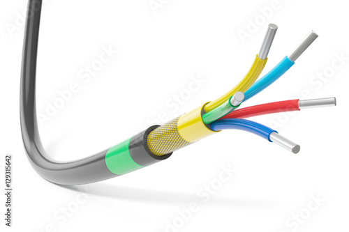 Multicore electric cable