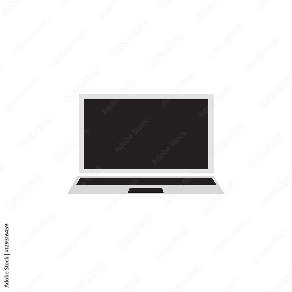 Laptop And Monitor Vector Laptop And Monitor Vector