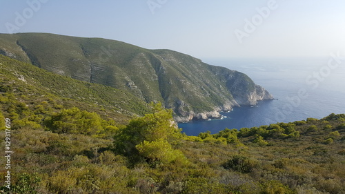 Awesome view from the top of hill, Zakynthos, Greece