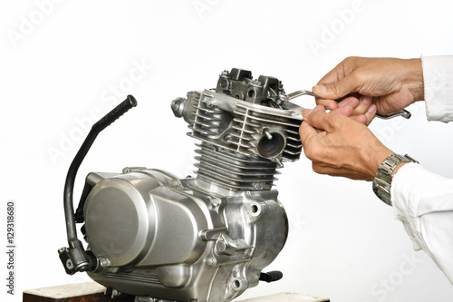 バイクエンジンの整備