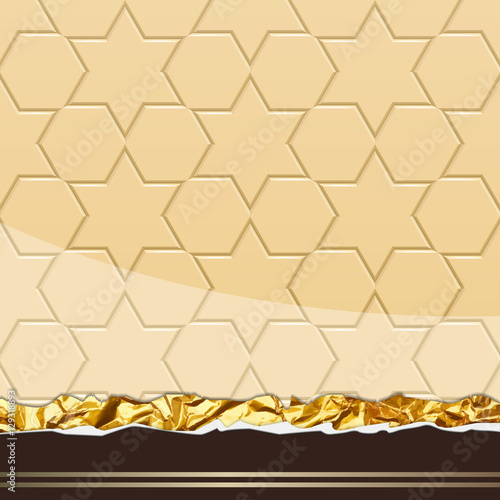 White Chocolate pattern. Vector Illustration