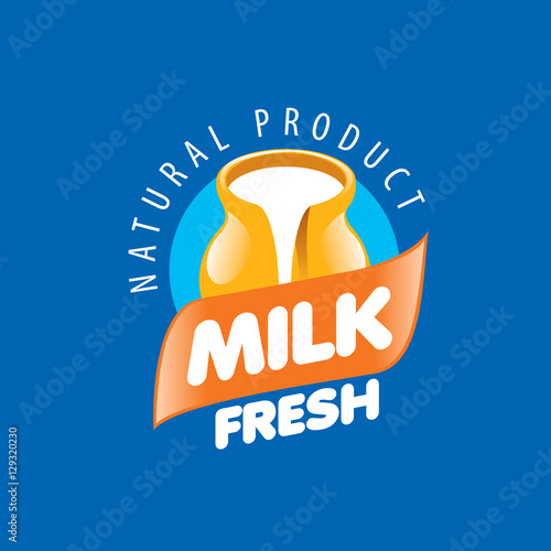 vector logo milk